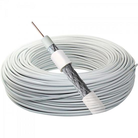 Cabo Coaxial RG6 67% ROL BR Megatron - RL / 100